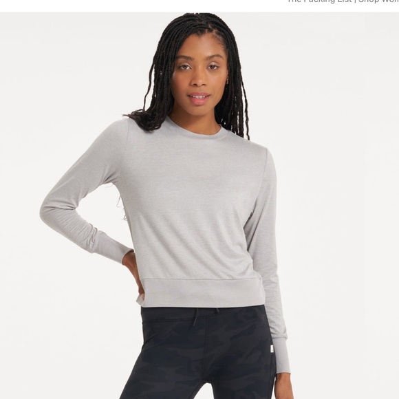 Vuori Tops - NWT Vuori Fresh Air Experience Long Sleeve Lux Crew Size S
